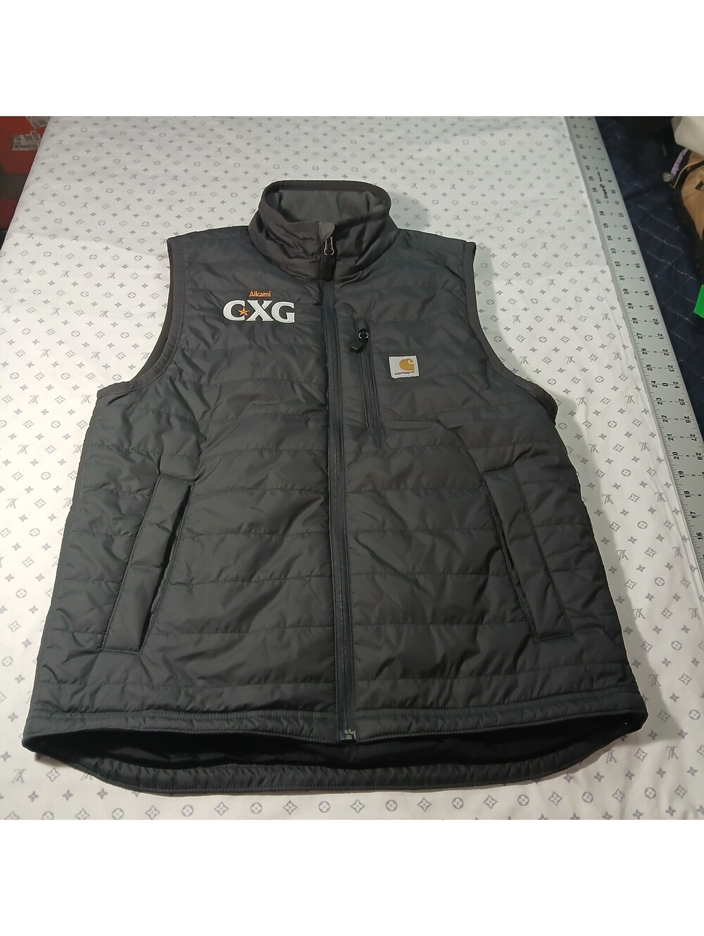Carhartt Rain Defender Relaxed Fit Black Puffer Work Vest Outdoor Gorpcore M